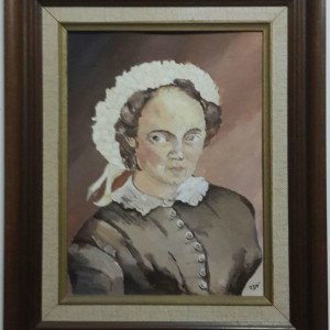 ציור פורטרט אישה
